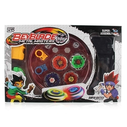 Kit 4 beyblade + arena