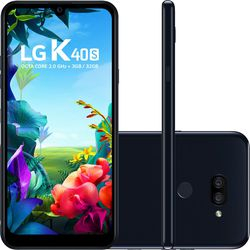 Smartphone LG K40s 32GB Dual Chip Android 9 Tela 6.1´´ Octa Core 2.0GHz 4G Câmera 13+5MP - Preto