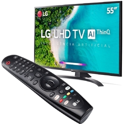 Smart TV Led 55´´ LG 55UM7470 Ultra HD Thinq Ai Conversor Digital Integrado 3 HDMI 2 USB Wi-Fi
