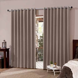 Cortina Blackout Em Tecido 3,00x2,80 Corta Luz Avelã