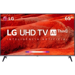 Smart TV Led 65´´ LG 65UM7520PSB Ultra HD 4K Thinq Ai Conversor Digital Integrado 4 HDMI 2 USB Wi-Fi