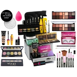 Maleta De Maquiagem Completa Ruby Rose Super Completa