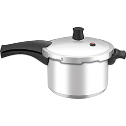 Panela de Pressão Turbo Top Alumínio 4,5 Litros - Rochedo